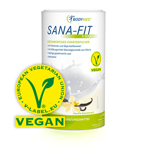 Bodymed SANA-FIT Soja Vanille mit Stevia     